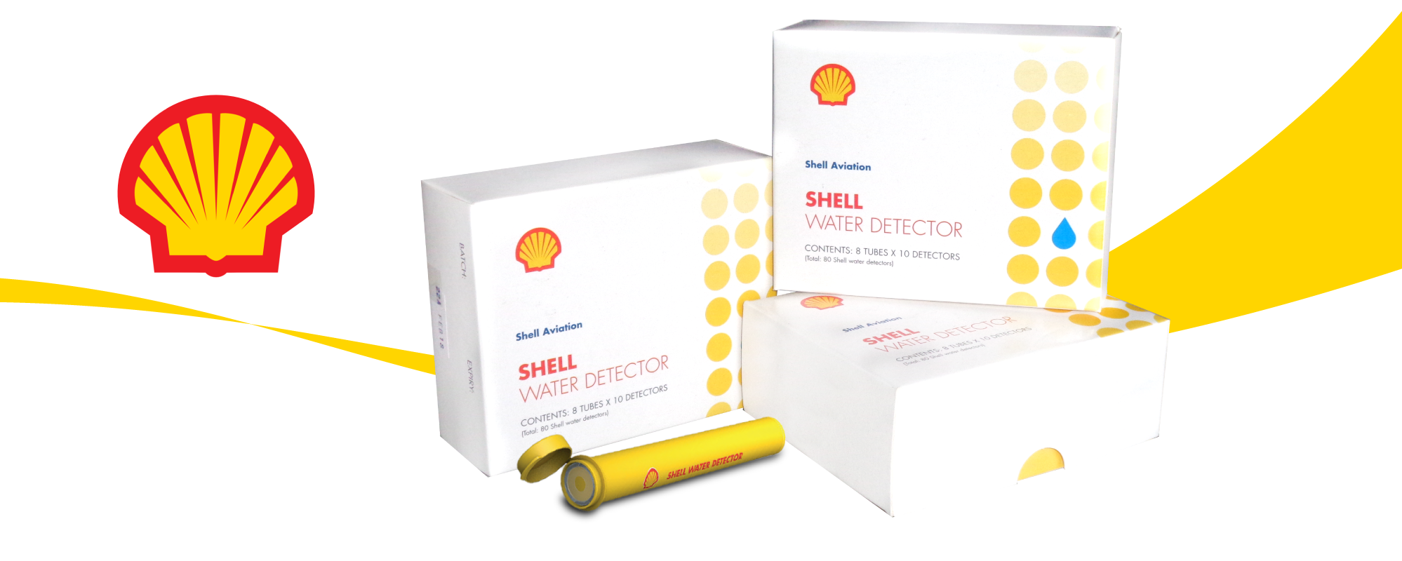 Prueba detectora de Agua Shell 